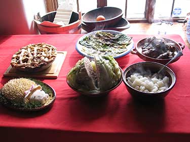 cooking table